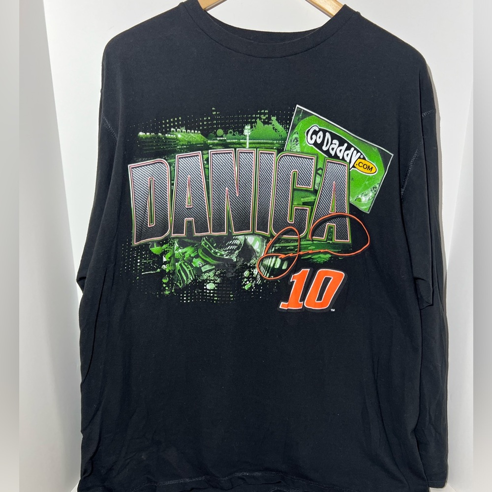 Chase,‎ authentic Danica, Patrick, long sleeve shirt double sided size XL
